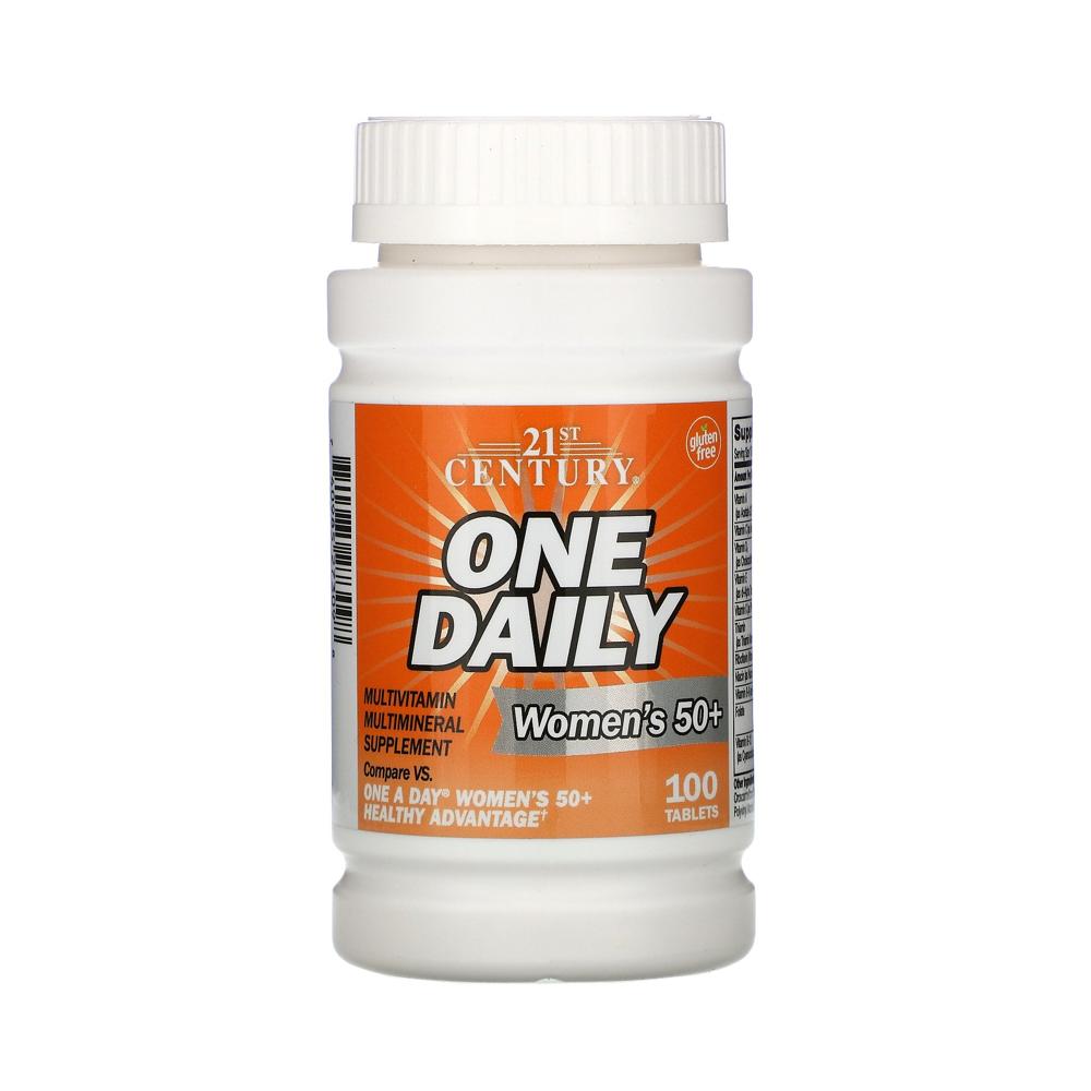 21세기 센트리 원데일리 <b>우먼스50 멀티비타민</b> 멀티미네랄 100정 아스코르브산 티아민