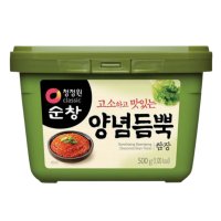 대상 청정원 순창 양념 듬뿍 쌈장 500g (10개) 여행 캠핑 가정용 고기 양념장