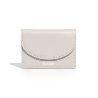 HALFMOON ACCORDION POCKET - ECRU