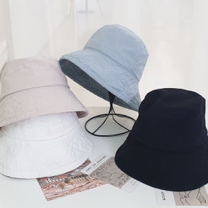 여자벙거지모자 시원한 린넨 버킷햇 자외선차단 여름 모자코디