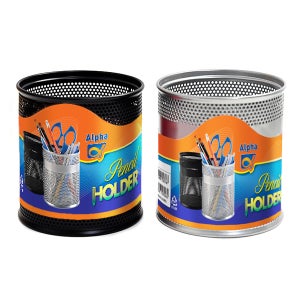 알파 메쉬펜슬홀더 대(95x105mm) 펜꽂이 연필통