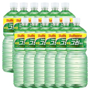 불스원 레인OK 에탄올 그린워셔액 1.8L, 12개