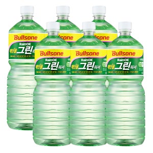 불스원 레인OK 에탄올 그린워셔액 1.8L, 6개
