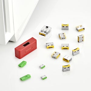 스마트키퍼 PC포트 보안팩 2 패키지PCP2 USB RJ45 시리얼 포트락 전원 케이블락