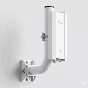티피링크 EAP610-Outdoor +벽면 폴 브라켓 WiFi6 캠핑장 공원 무선인터넷