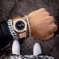 ICED OUT WATCH 다이아몬드 아이스 큐빅 풀셋팅 버스트다운 커스텀 롤렉스 시계