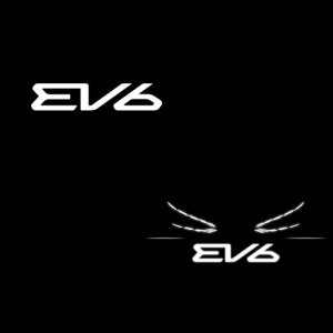 기아 EV6 LED 도어 라이트 도어스팟 도어빔 언더 램프 자동차 차량용 매립형 1세트 (2개)