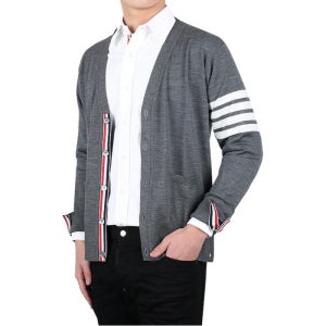 [톰브라운] 사선완장 울 가디건 (MKC002A Y1014 038)