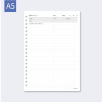 A5 본깨적 독서노트 3P바인더 20공 리필 속지 (50매)