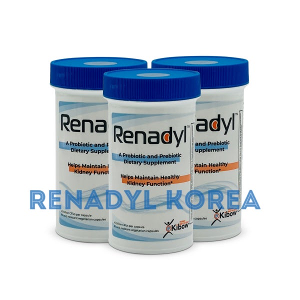레나딜 Kibow Renadyl 60캡슐 3병