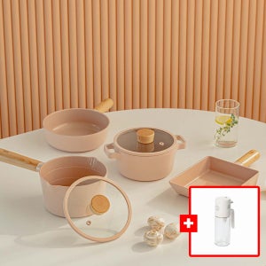 네오플램 피카 미니피치 IH 인덕션 냄비 프라이팬 4종세트(18웍+계란말이+밀크팬+16양)