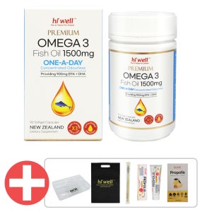 하이웰 오메가3 1500mg 원어데이 뉴질랜드 Hiwell Omega3 fish Oil