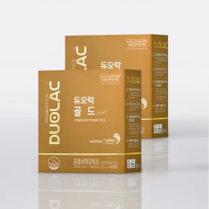 듀오락 골드 생존력 강한 유산균 60포, 2개