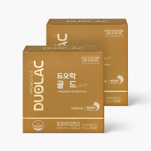 듀오락 골드 생존력 강한 손석구 유산균 60포, 2개