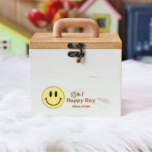 우드 양념박스 6구 감성 캠핑 양념통 세트 아이보리 파우치포함