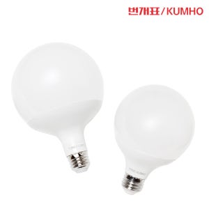 번개표 LED 볼전구 12W 숏타입 주광색