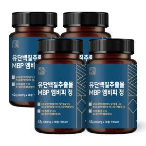 유단백질추출물 MBP 엠비피 70정, 4개