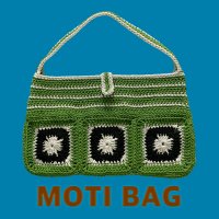 MOTI BAG (Green) (핸드메이드 코바늘가방)