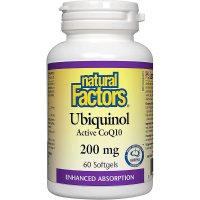 Natural Factors 유비퀴놀 코큐텐 200mg 60정