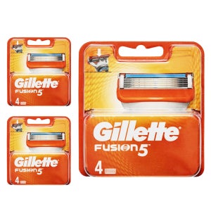 질레트 면도날 퓨전 파워 3팩 12입 독일산 매뉴얼 파워 호환 프로쉴드 스킨텍