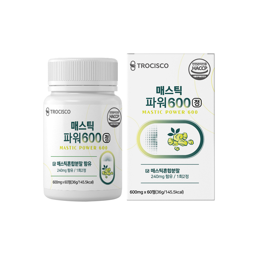 키오스 <b>매스틱</b> 600 60정 고함량 <b>메스틱검</b>50% 위 건강 알약형 18곡물효소 분말 가루 파우더 양배추 감초 환 영양제 식약처인증원료 HACCP 회화나무열매 혼합유산균 알로에베라겔