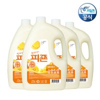 피죤 섬유유연제 옐로미모사 4210ml 용기 x 4개