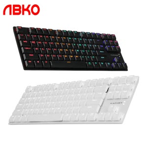 앱코 해커 K640T 슬림 축교환 텐키리스 게이밍 기계식 키보드 (적축)