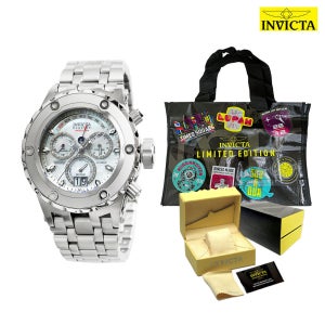 [한국공식수입원] INVICTA 인빅타 RESERVE 스페셜에디션 남성용 크로노그래프 빅사이즈 메탈손목시계 33948