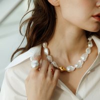 [OZEL] Baroque Nube Necklace