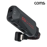 [IH271] Coms USB 3.1 (Type C) 3 in 1 컨버터 젠더 C타입 충전 및 3.5mm 이어폰 음악감상 동시충전 PD3.0