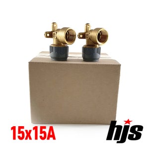 원터치 PB 일체형 고정엘보 15x15A BOX 30개 / 암나사 고정 엘보 GP 부속