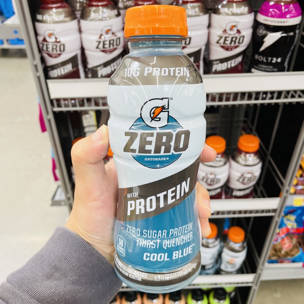 <b>게토레이</b> 제로칼로리 <b>프로틴</b>포함 <b>단백질</b>이온음료 쿨블루맛 <b>Gatorade</b> 500ml