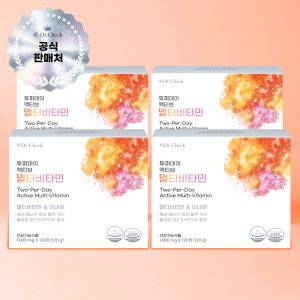 닥터체크 투퍼데이 액티브 멀티비타민 120정 x 4박스
