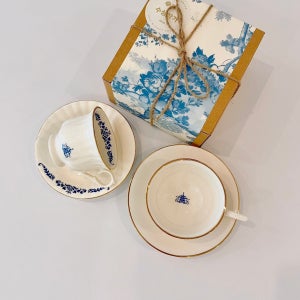 로코코 커피잔 2인 세트 홈카페 브런치 신혼 결혼 집들이 선물