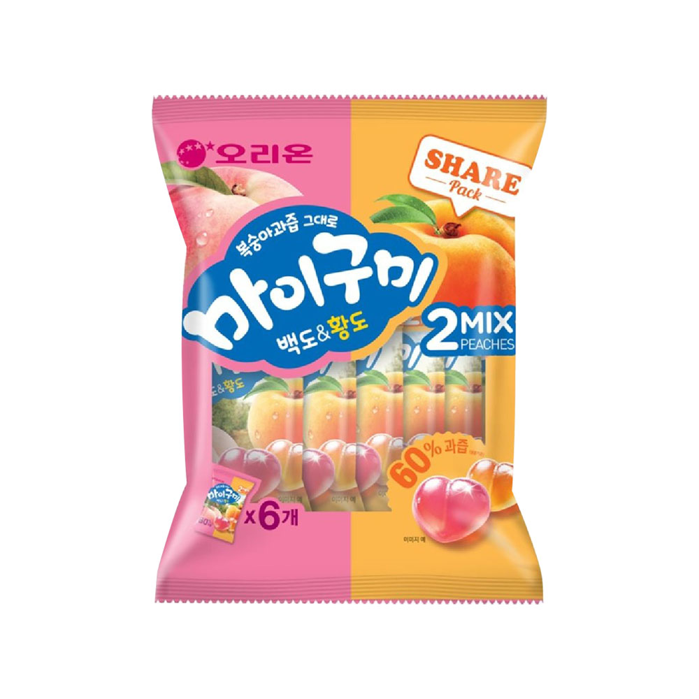 마이구미 복숭아 과즙 6p 젤리