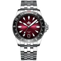 [포이보스 보이저 다이브] PHOIBOS Voyager 200M Automatic Diver Watch PY035D Red [정품, 추가금 X]