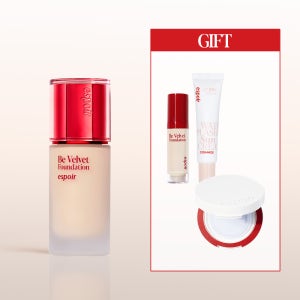 에스쁘아 비벨벳 파운데이션 SPF22 PA++ 30g (증정: 세범컷 쿠션 미니 + 미니 파데 #두부 +미니 선크림)