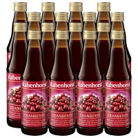 라벤호스트 크랜베리원액 주스 Cranberry Mother Juice 330mL 12개