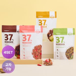 [4 SET] 레디블룸 프로틴 그래놀라 저당 무설탕 단백질 시리얼 160g
