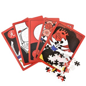 치매예방 어르신 퍼즐 오광세트 A3 70피스 화투퍼즐 고스톱퍼즐