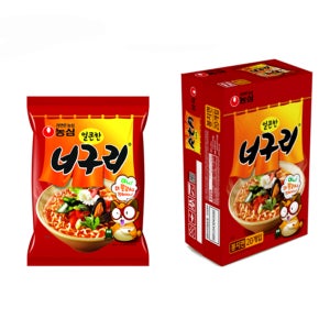 농심 얼큰한 너구리 라면 멀티팩 20개