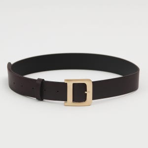 여성 D버클 청바지 캐주얼 정장 넓은 와이드 벨트