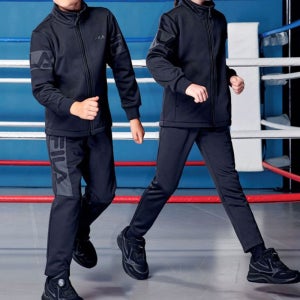 휠라 주니어 트레이닝 세트 아동 트레이닝복