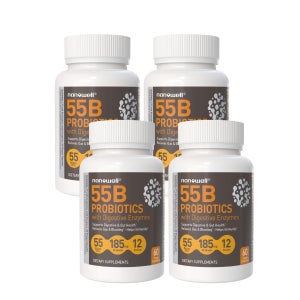 설날세일! 나노웰 550억 유산균 60 캡슐 X 4 병 (8개월분)