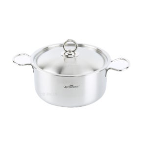 스텐냄비[퀸센스] 빅스타 인덕션 냄비 양수 24cm
