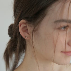 데일리 14k 금 귀걸이 미니 선물