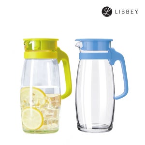 내열 유리 물병 세레노 손잡이 물통 1.2L 냉장고 카페물통 다이어트 보틀