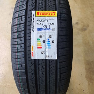 스콜피온 제로 올시즌 GOE 피렐리 265 55 19 GV80타이어 피렐리 2655519