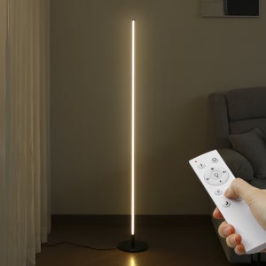 [온라인아울렛] 바네스데코 LED 장스탠드 리모컨 무드등 직선형 플로어 조명
