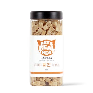 잇츠리얼트릿 반려동물 고양이 강아지 동결건조간식 닭고기, 190g, 1개